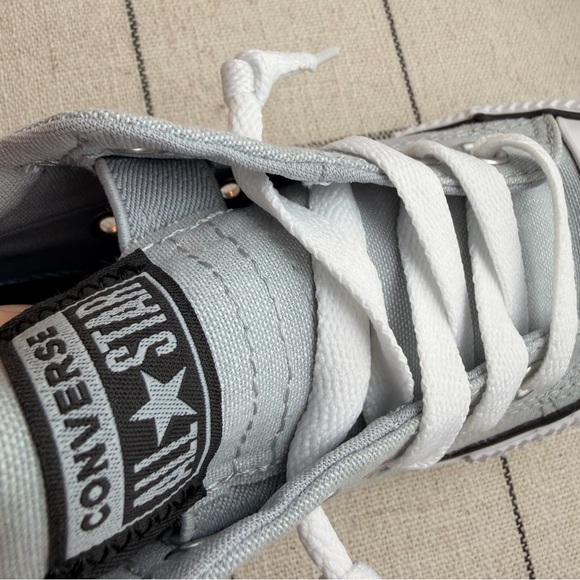 Converse Chuck Taylor All Star Pull On Laces Kids Gray Sneakers 13 NWT - Picture 8 of 8